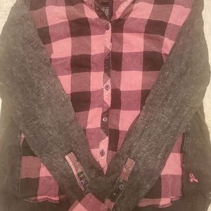 Harley Davidson long sleeve plaid shirt